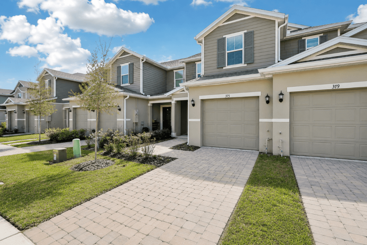 Plan 1557 - Reserve at Forest Lake Townhomes: Lake Wales, Florida - KB Home