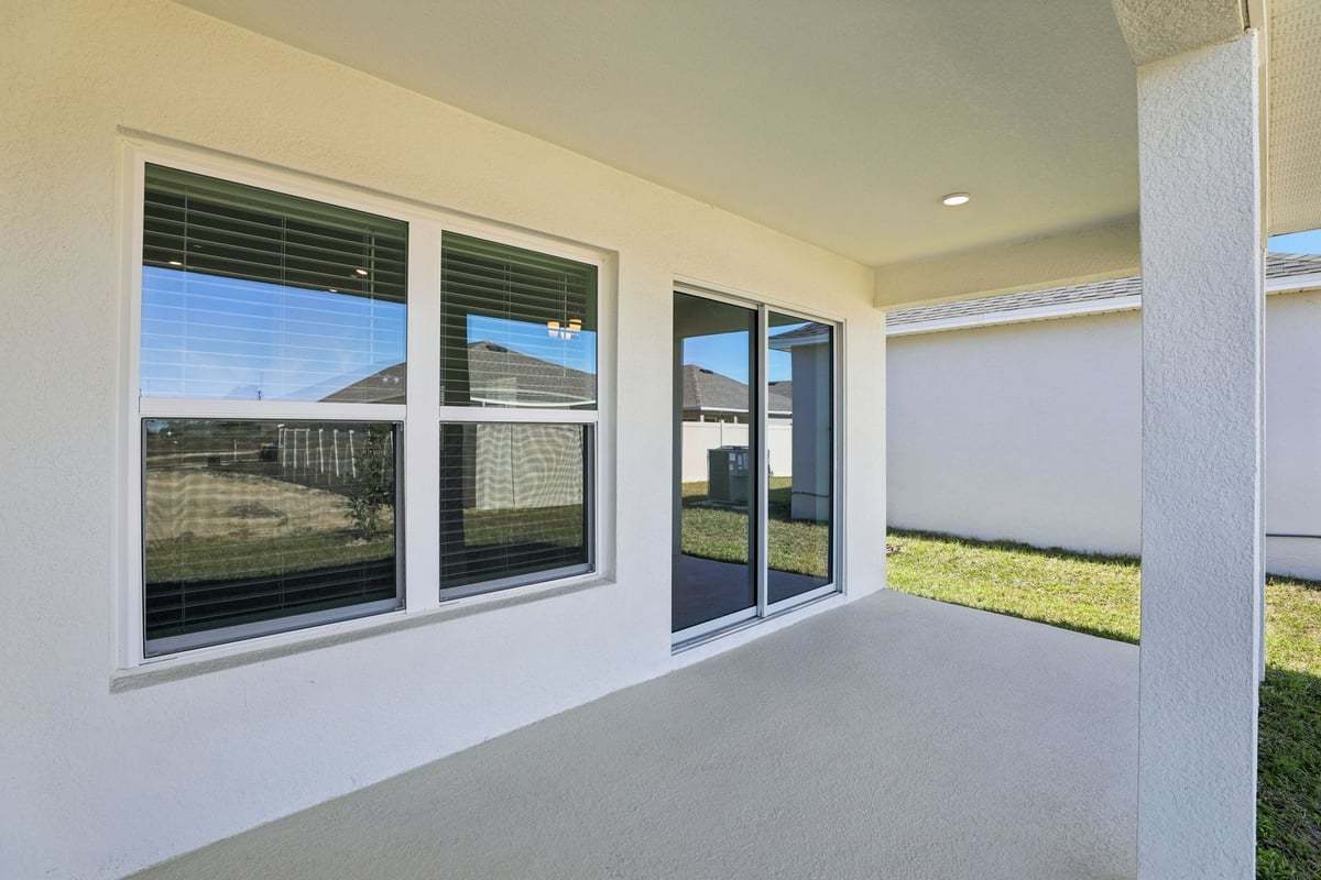 Covered patio
