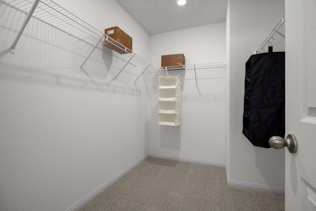 Primary walk-in closet