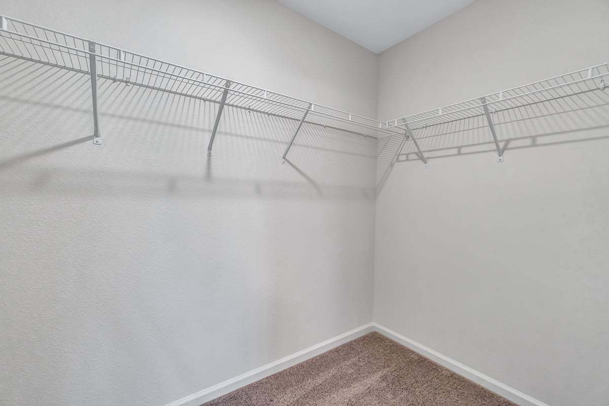 Primary walk-in closet