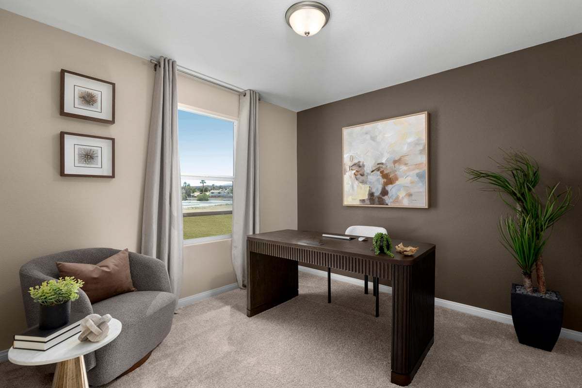 Plan 1353 Modeled - Bedroom 2