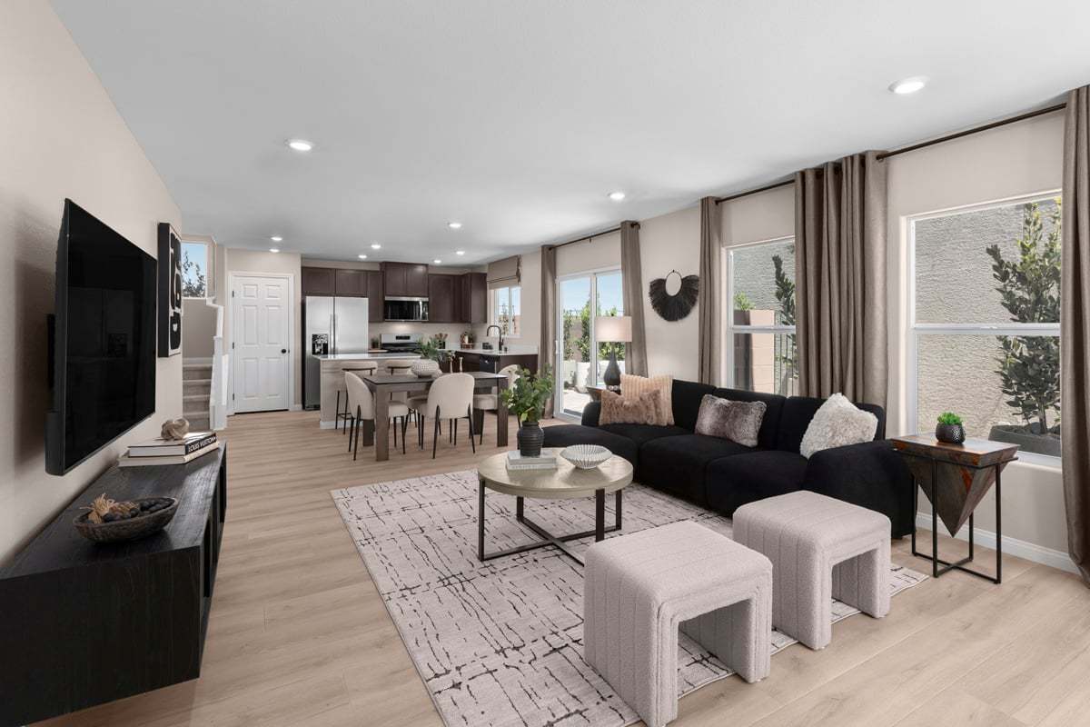 Plan 1477 Modeled - Great room