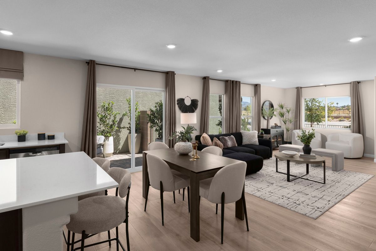 Plan 1477 Modeled - Great room