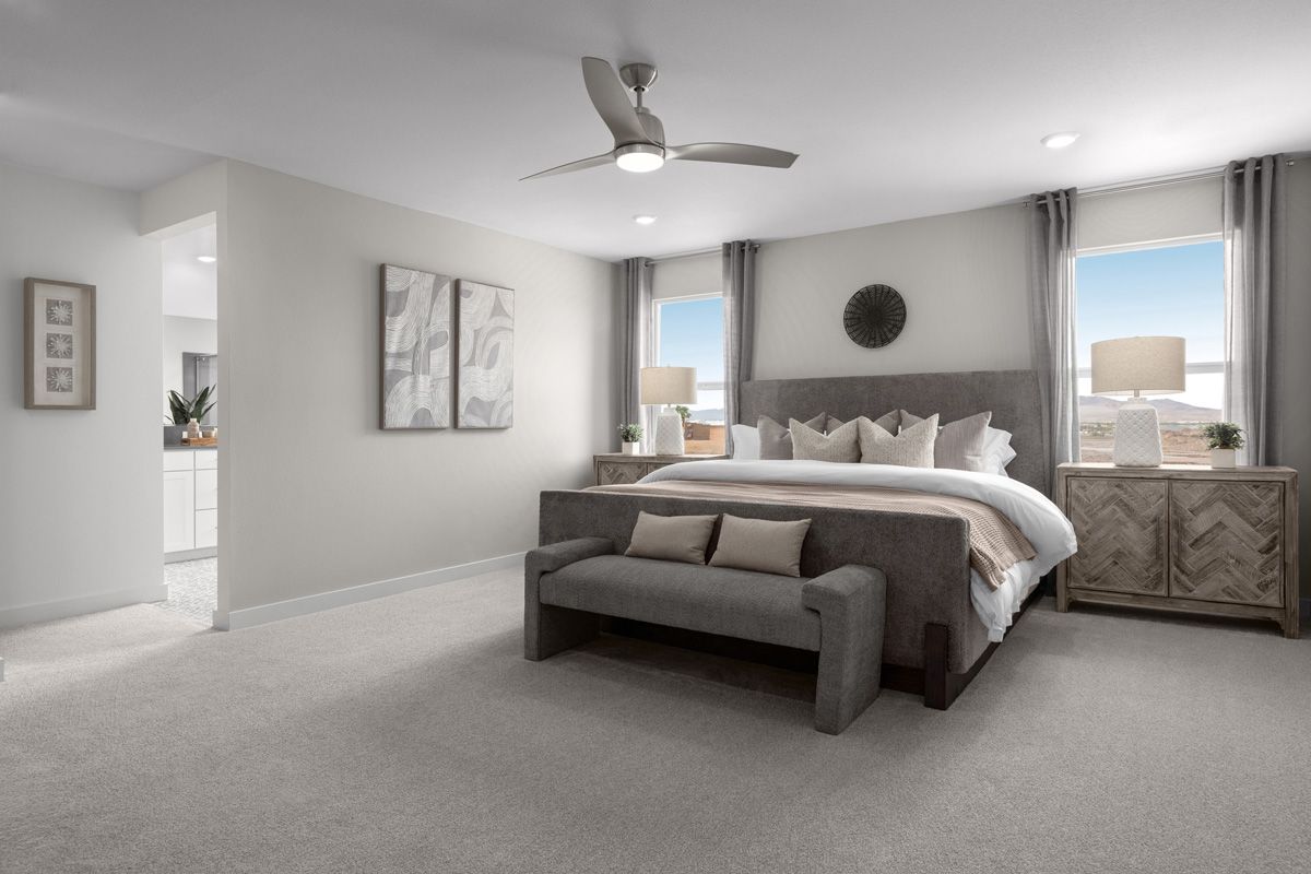 Plan 2469 Modeled - Primary bedroom