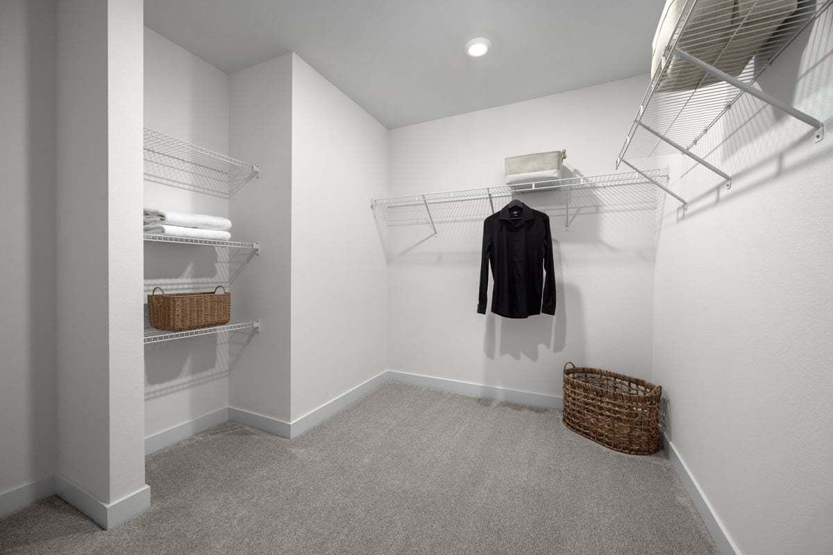 Primary walk-in closet