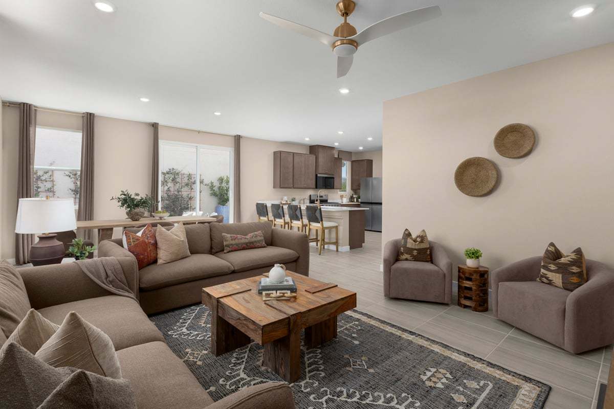 Plan 1765 Modeled - Great room
