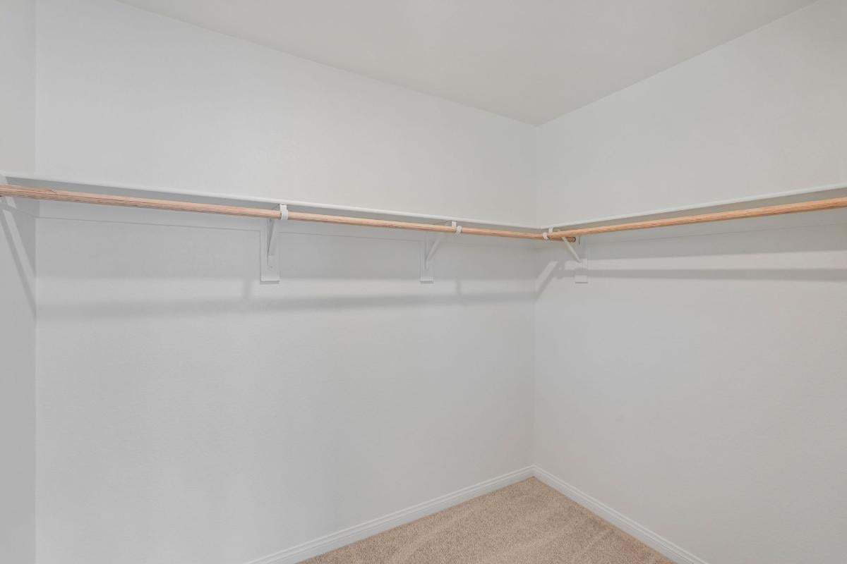 Primary walk-in closet