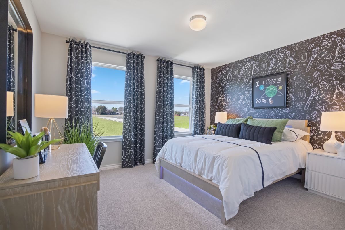 Plan 2429 Modeled - Spacious secondary bedrooms