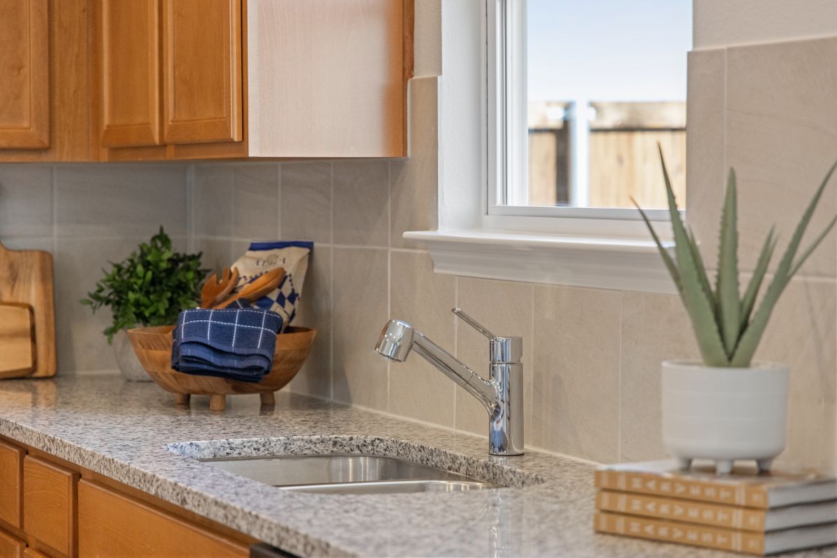 Plan 1838 Modeled - Granite kitchen countertops