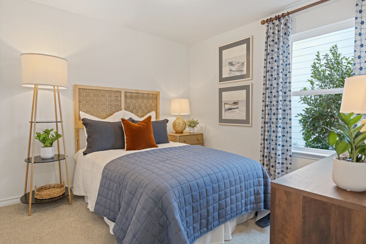 Plan 1838 Modeled - Spacious secondary bedrooms