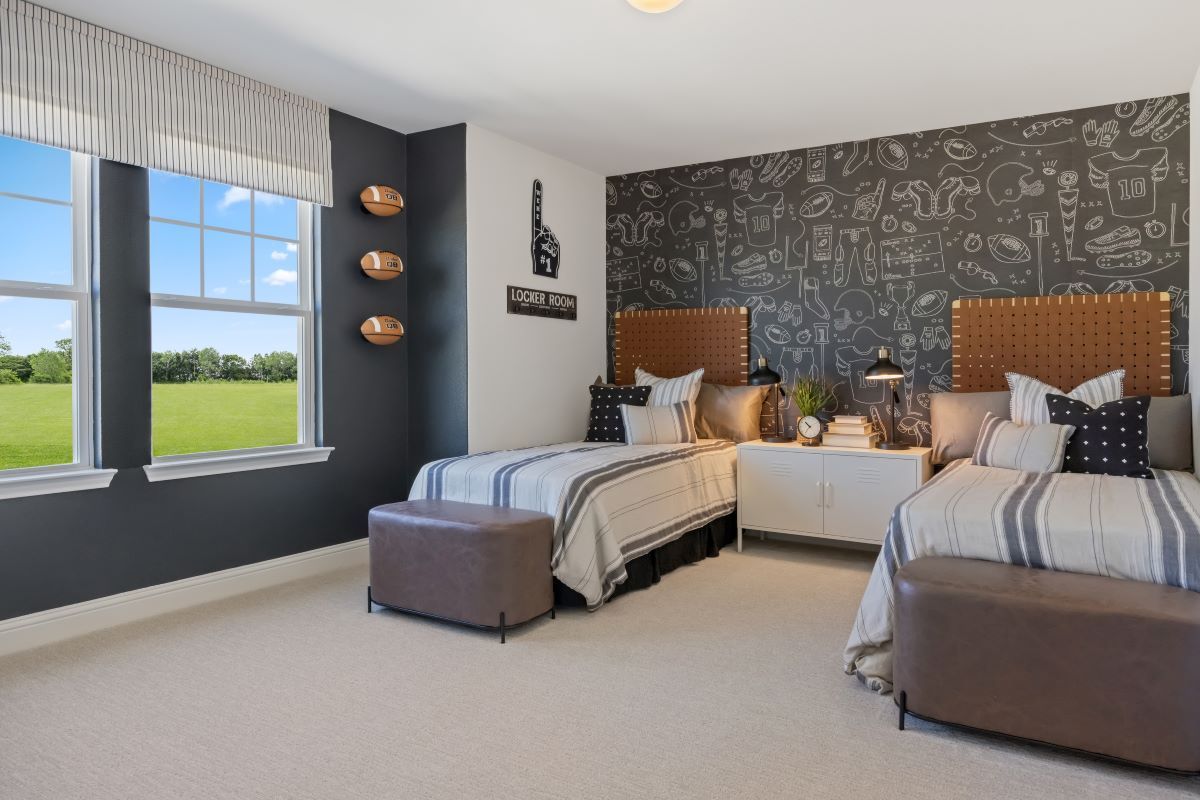 Plan 3147 Modeled - Spacious secondary bedrooms