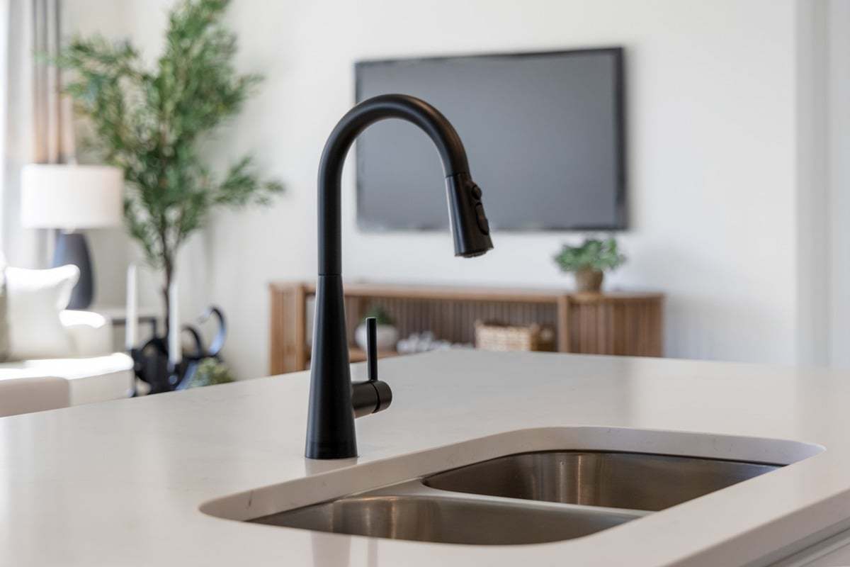 Plan 1676 Modeled - Quartz kitchen countertops