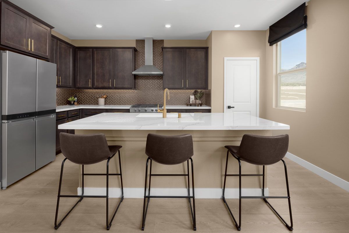 Plan 1947 End Unit Modeled - Kitchen