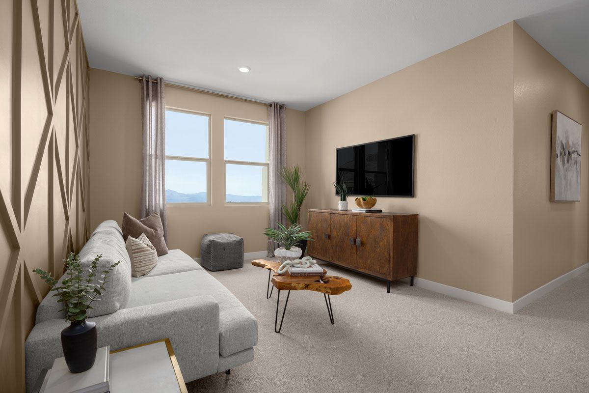 Plan 1947 End Unit Modeled - Loft