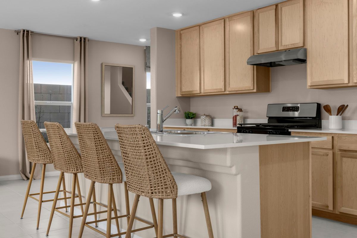 Plan 1850 Modeled - Kitchen