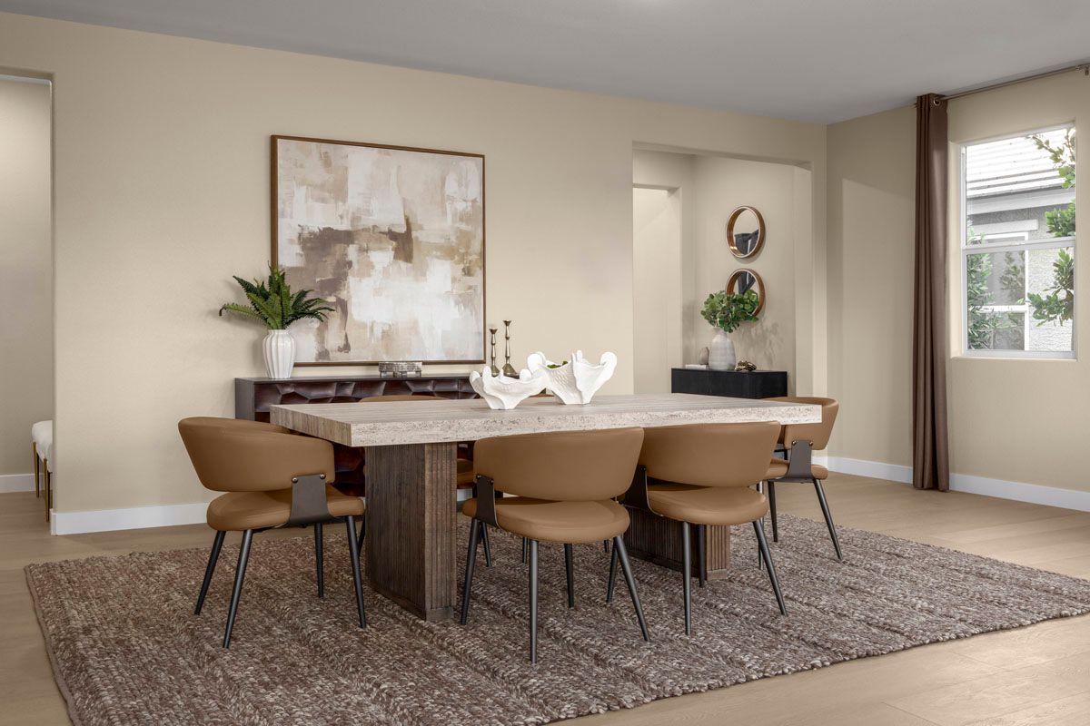 Plan 3066 Modeled - Dining area