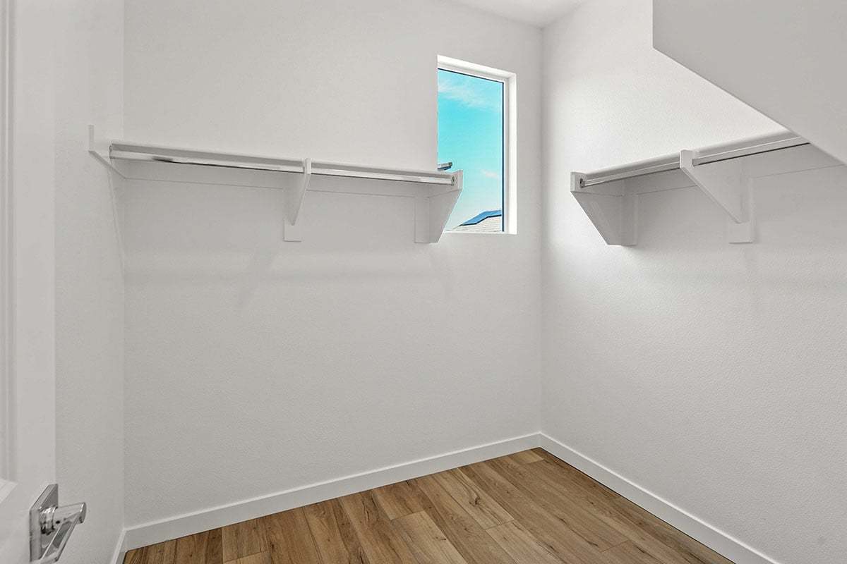 Primary walk-in closet
