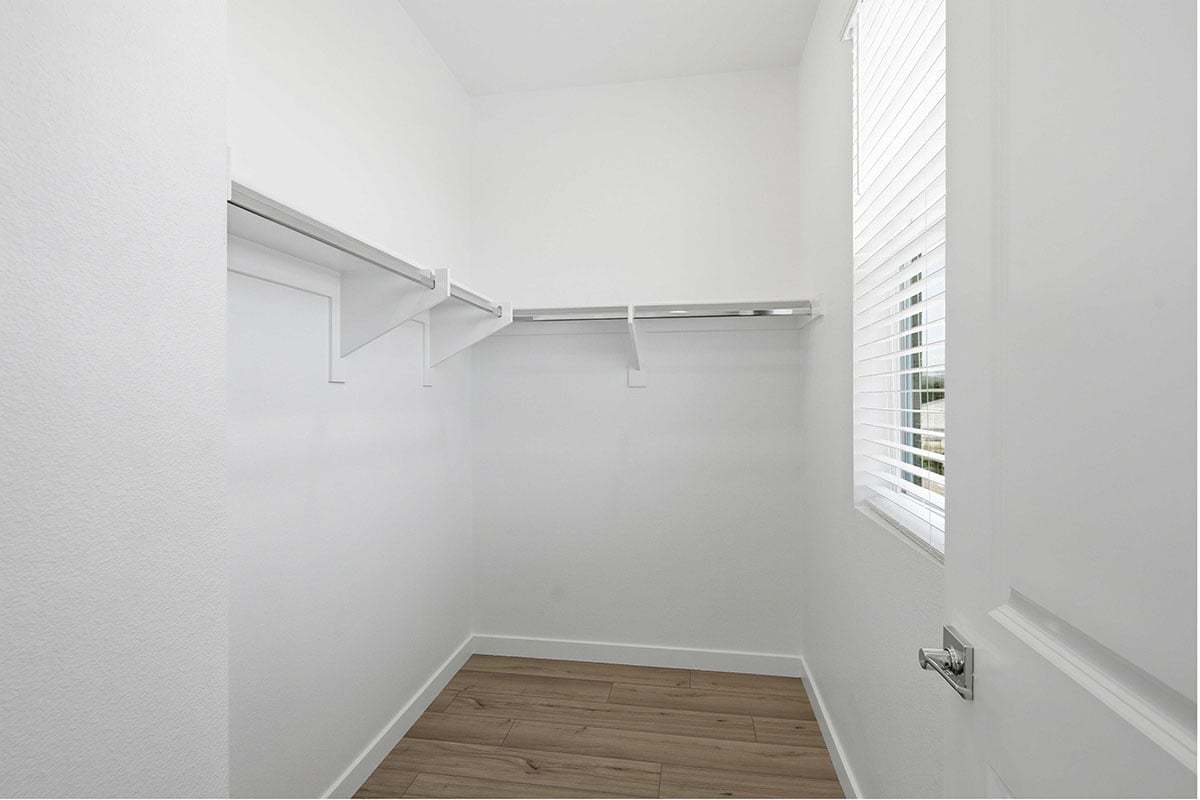 Primary walk-in closet