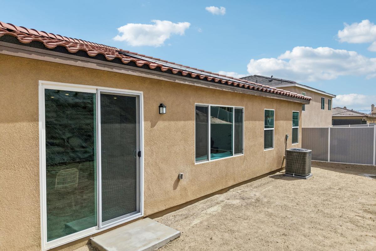 Rear exterior