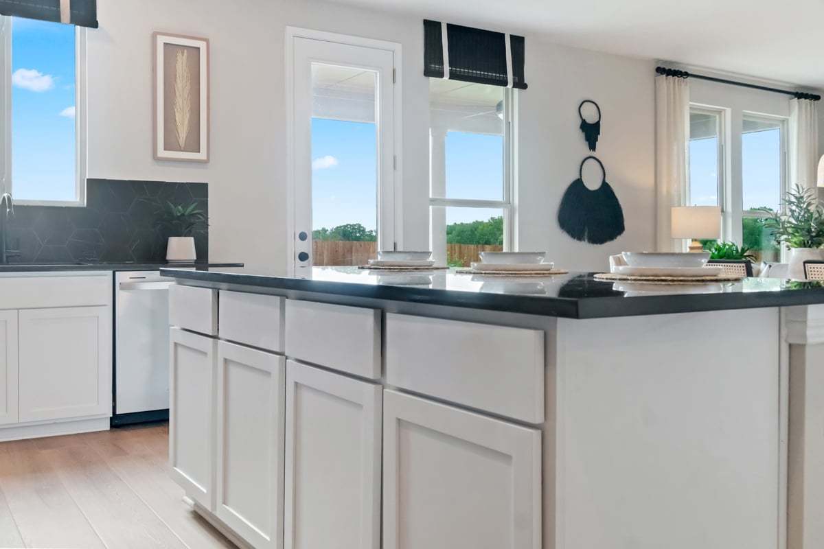 Plan 2343 Modeled - Kitchen island