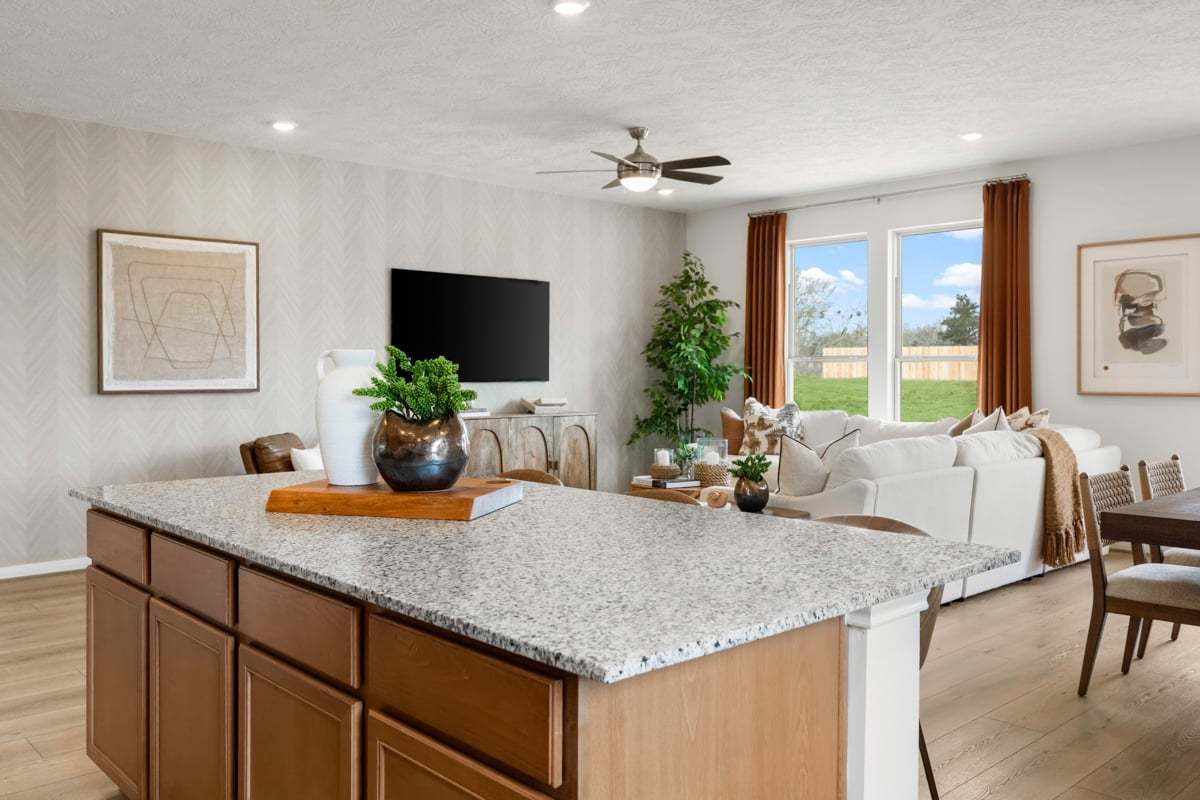 Plan 1888 Modeled - Kitchen island