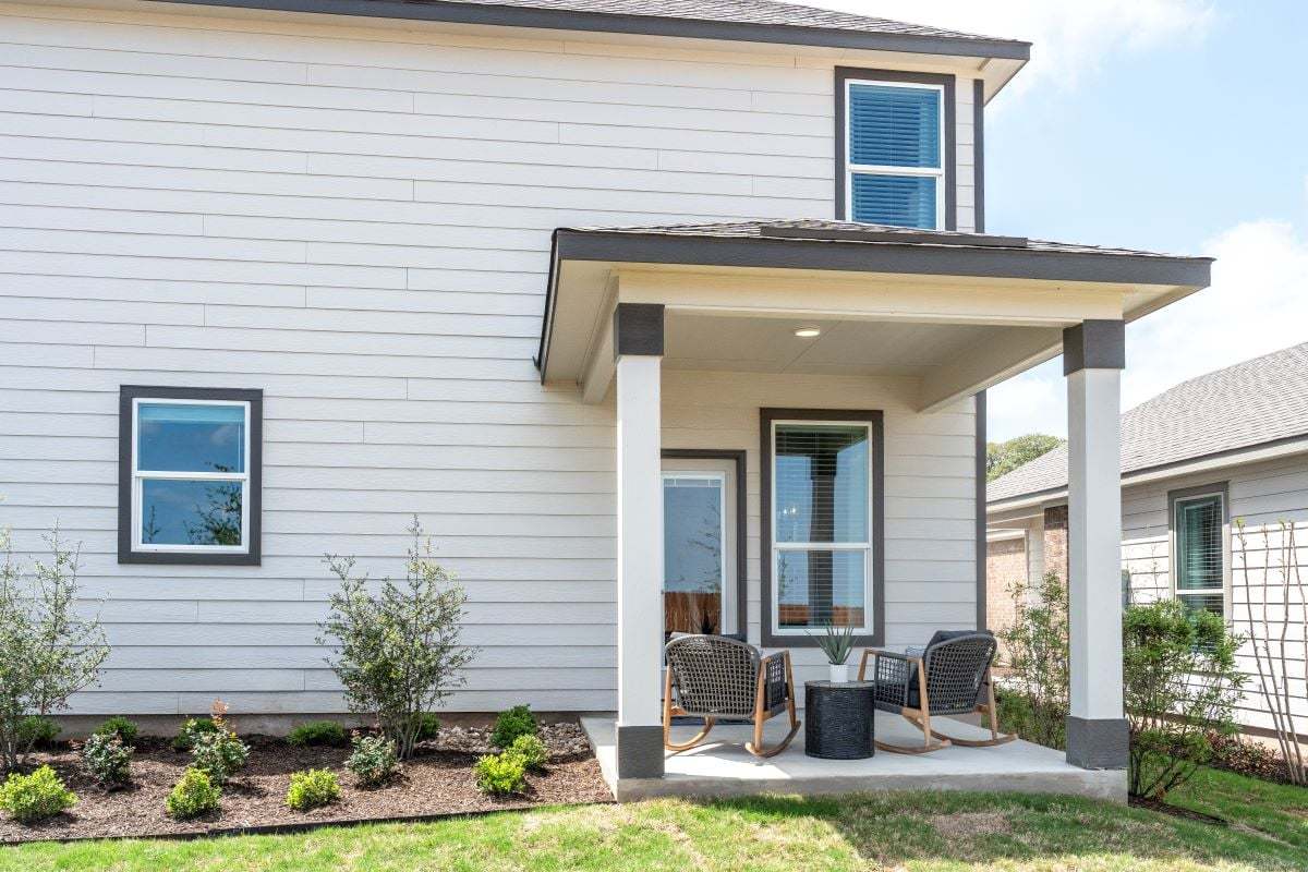 Optional covered back patio