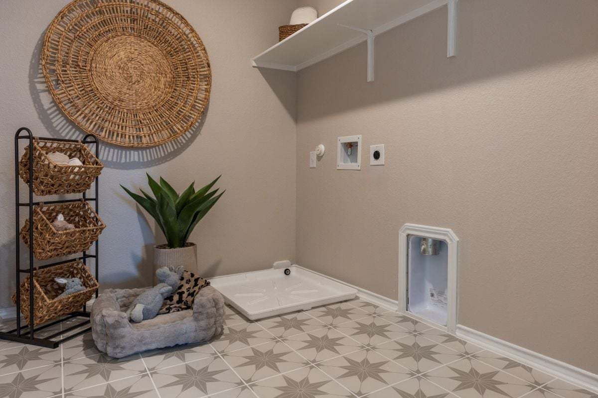 Dedicated laundry room