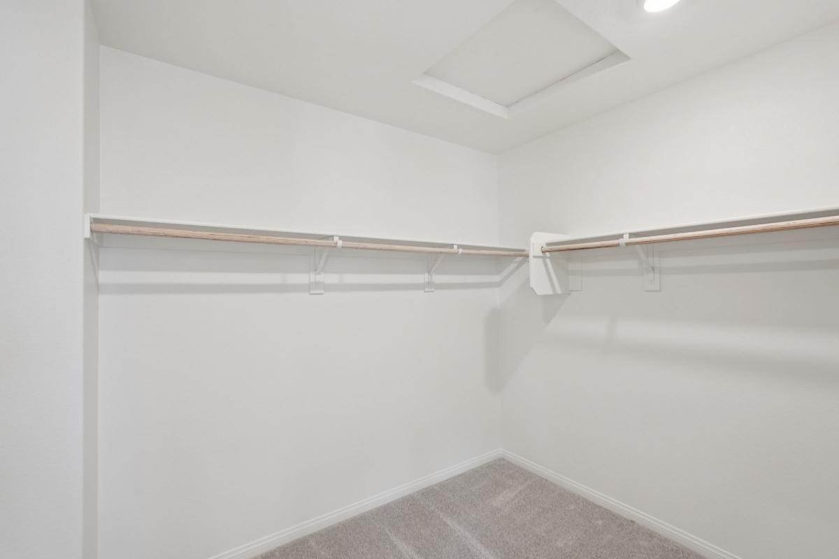 Primary walk-in closet