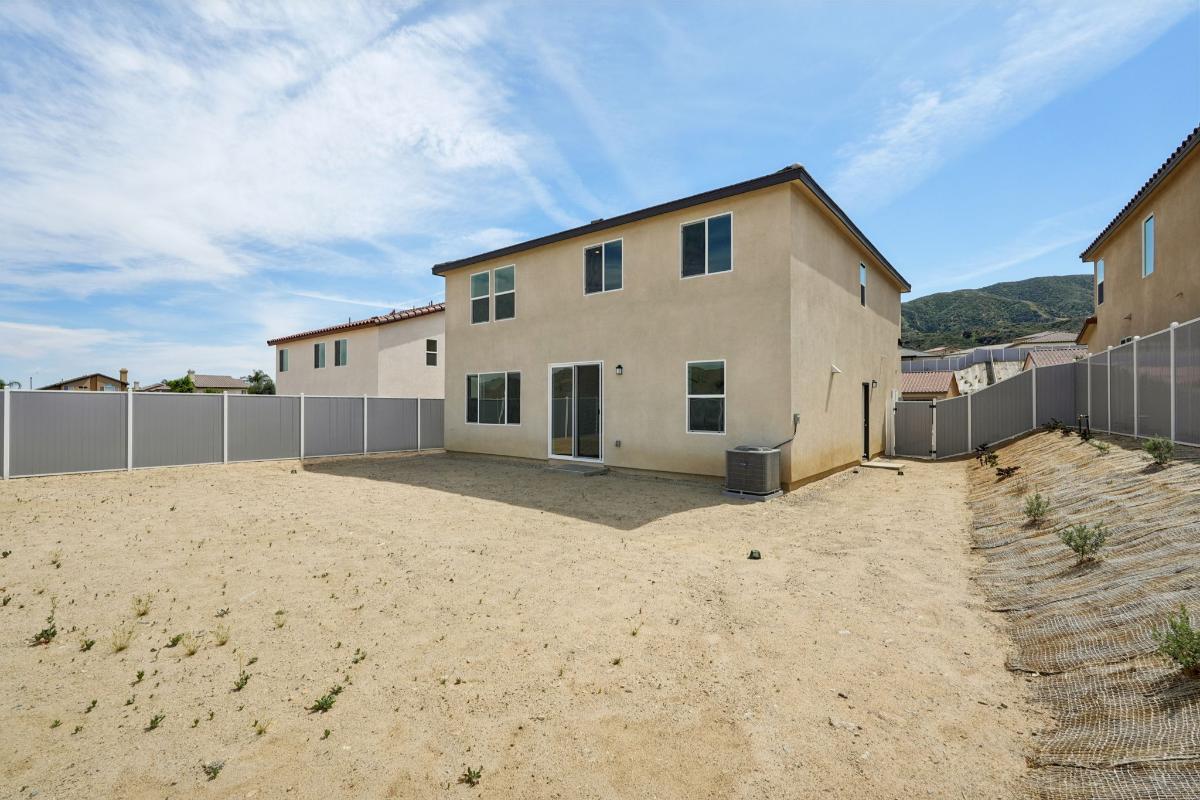 Rear exterior