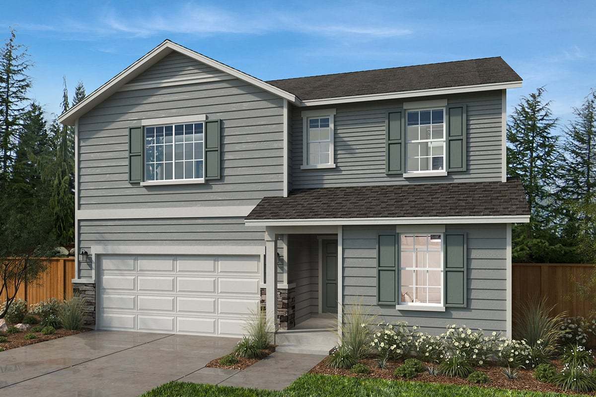 Exterior A with optional masonry