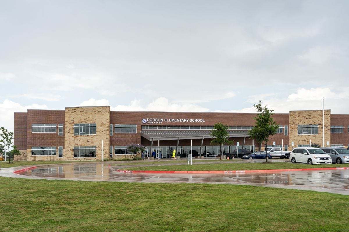 Short drive to Dodson Elementary School