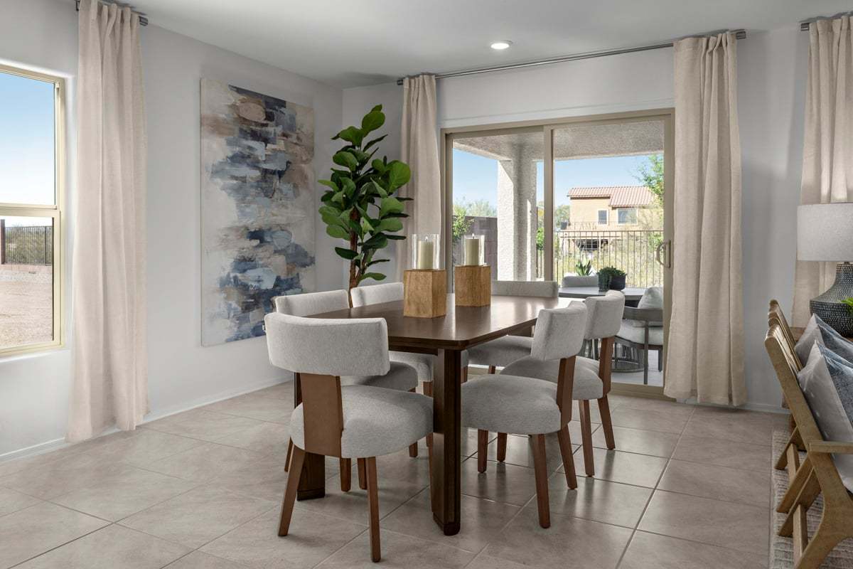 Plan 1768 Modeled - Dining area