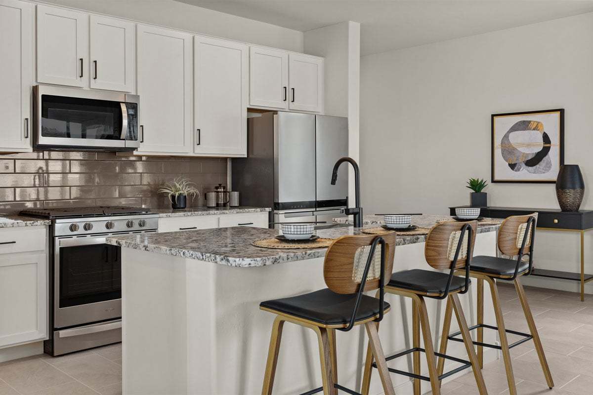 Optional kitchen granite countertops