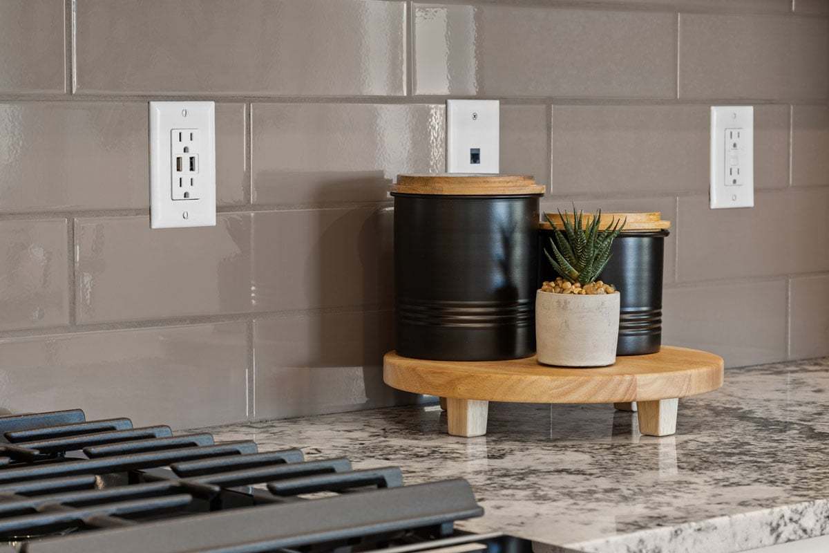 Plan 1745 Modeled - Optional kitchen tile backsplash