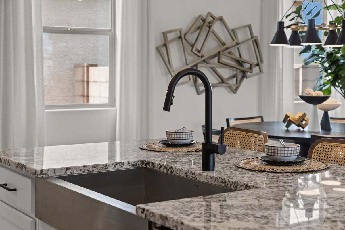 Plan 1745 Modeled - Optional apron-front kitchen sink