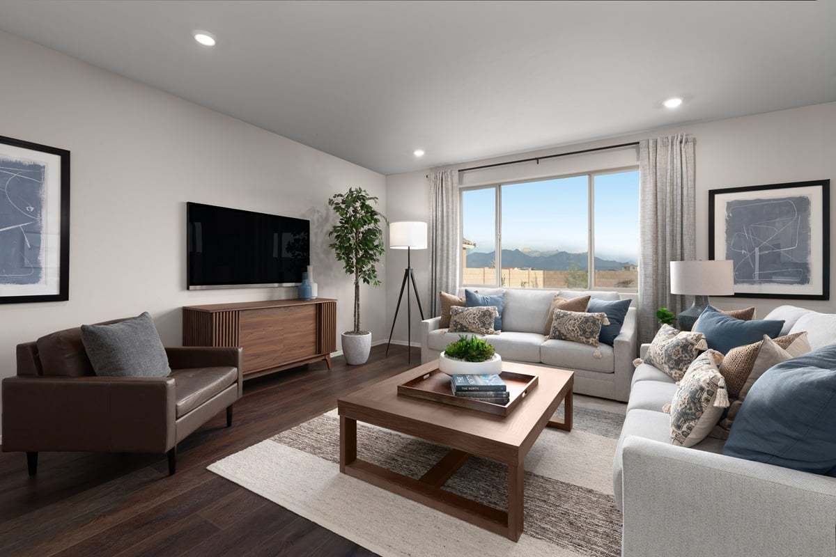 Plan 2331 Modeled - Spacious great room