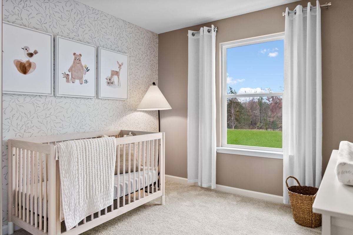 Plan 1359 Modeled - Spacious secondary bedrooms