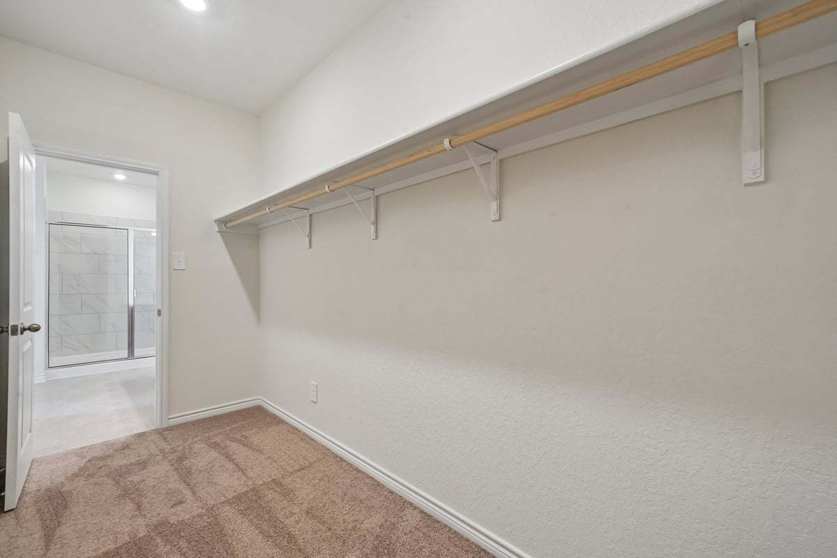 Primary walk-in closet