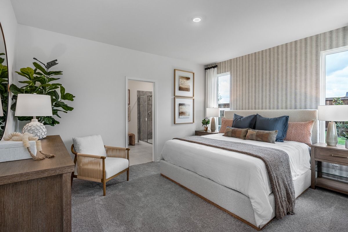 Plan 1605 Modeled - Primary bedroom