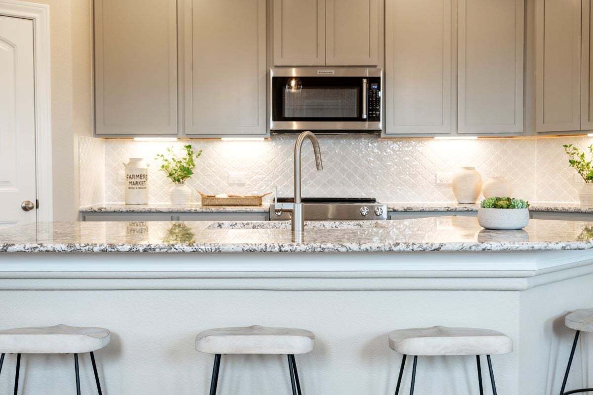 Plan 1702 Modeled - Kitchen island