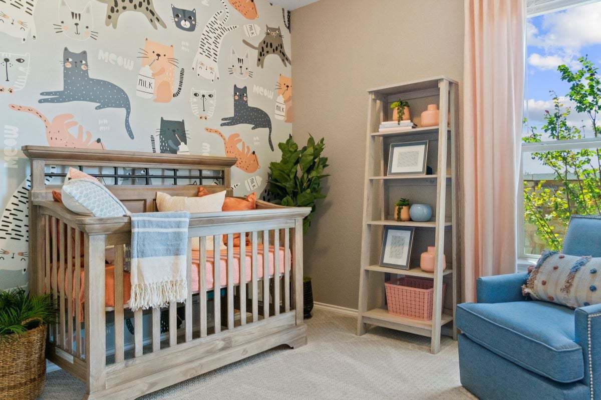 Plan 1360 Modeled - Secondary bedroom