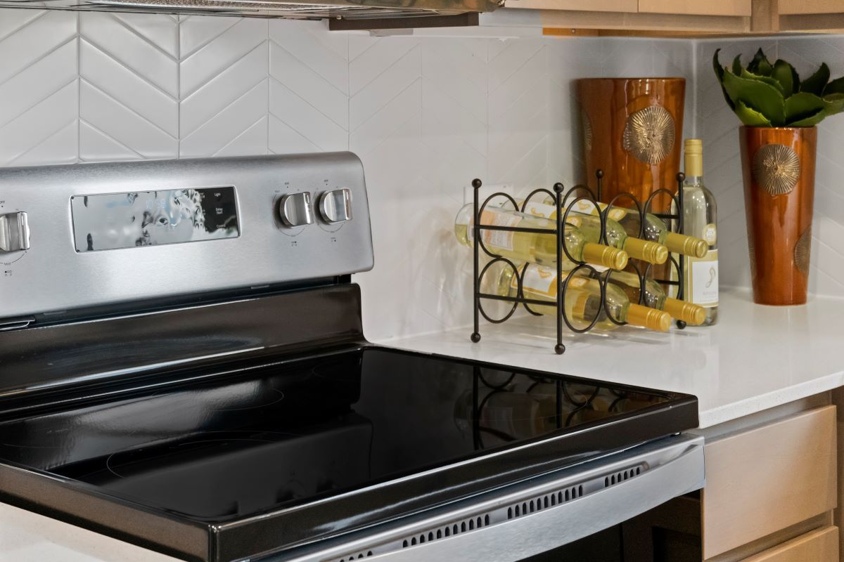 Stainless steel range