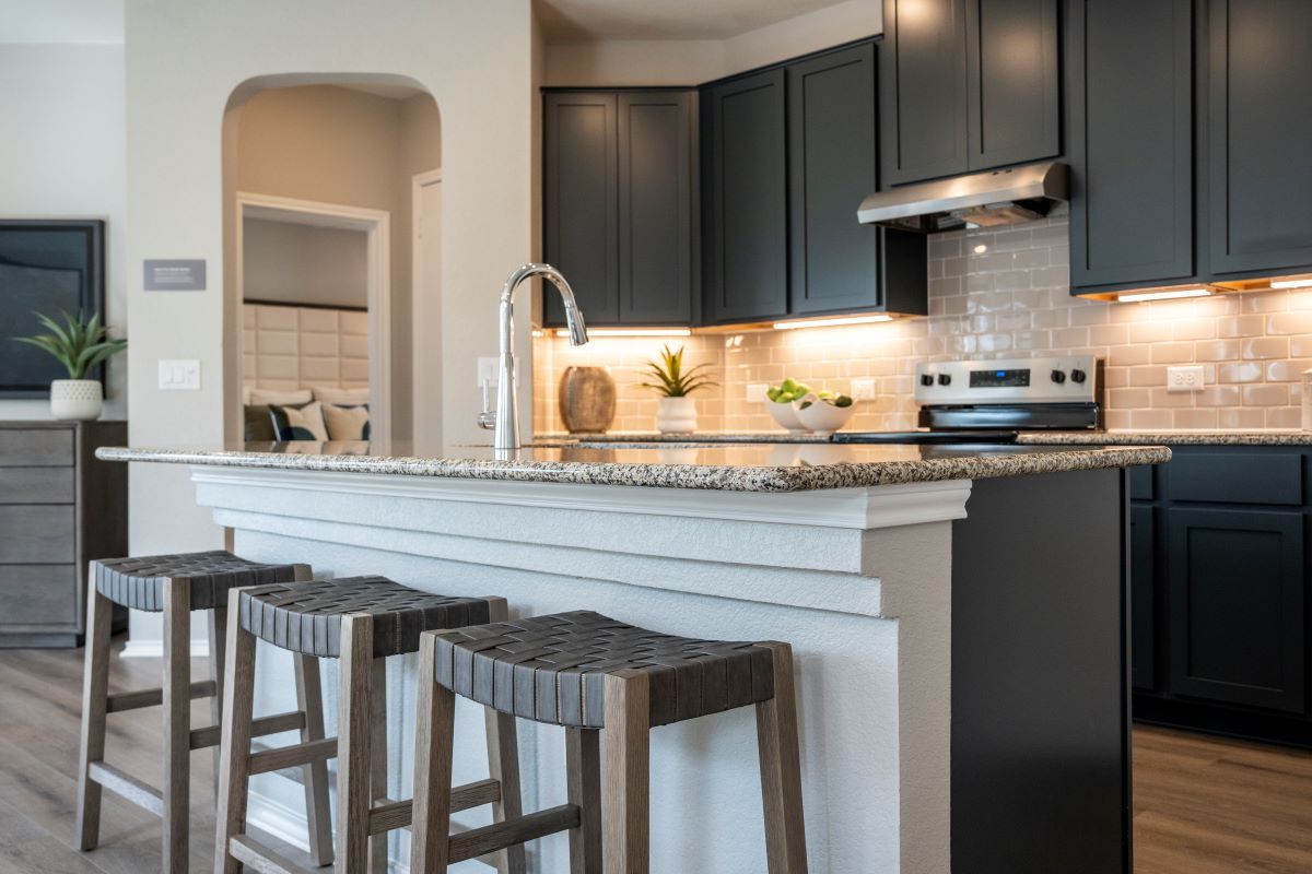 Plan 1702 Modeled - Kitchen island