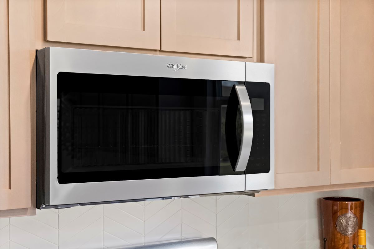 Plan 1908 - Stainless steel microwave