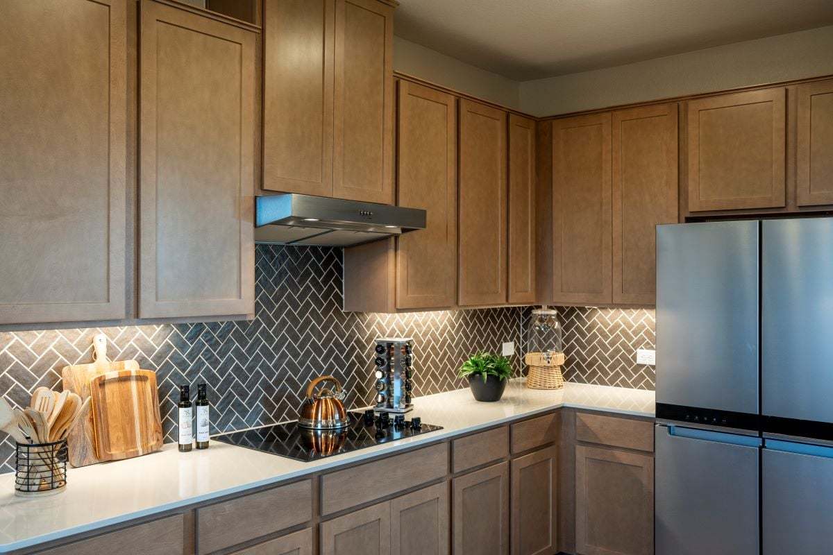 Tile backsplash