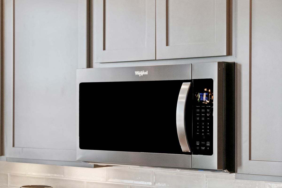 Stainless steel microwave