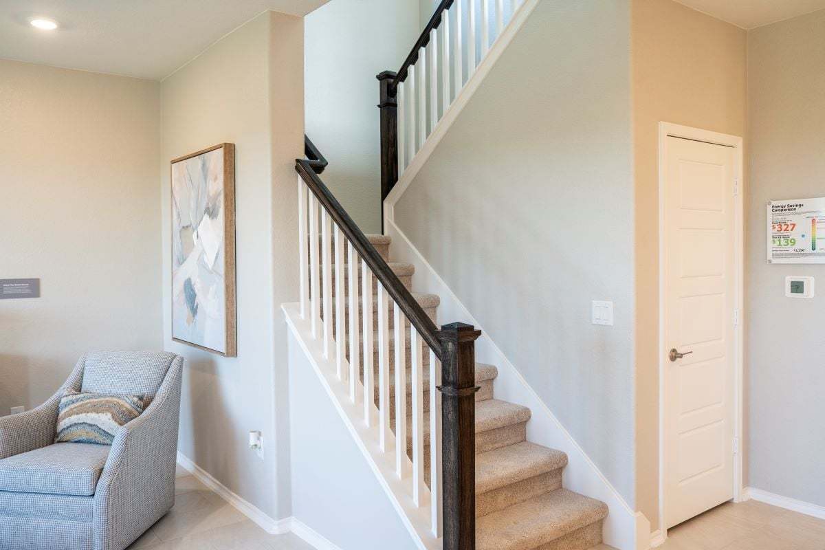 Open stair rail
