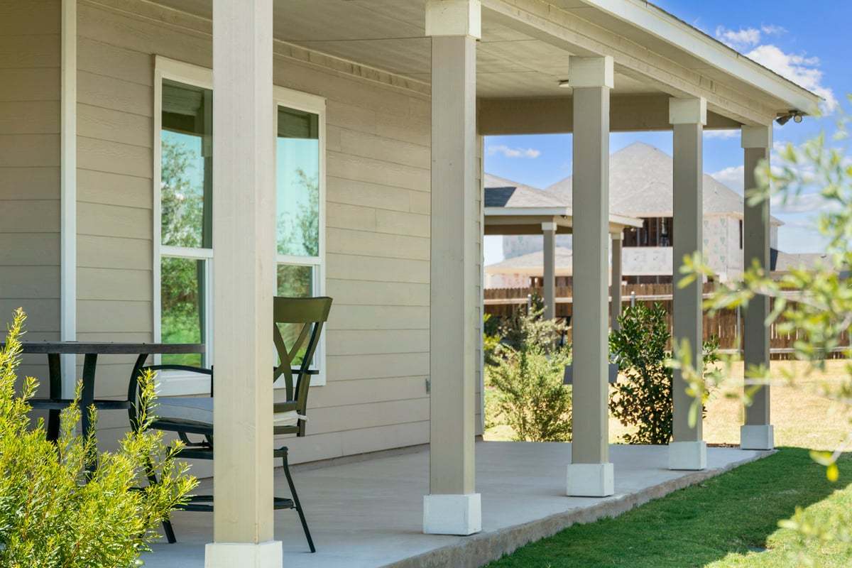Plan 2381 Modeled - Covered back patio