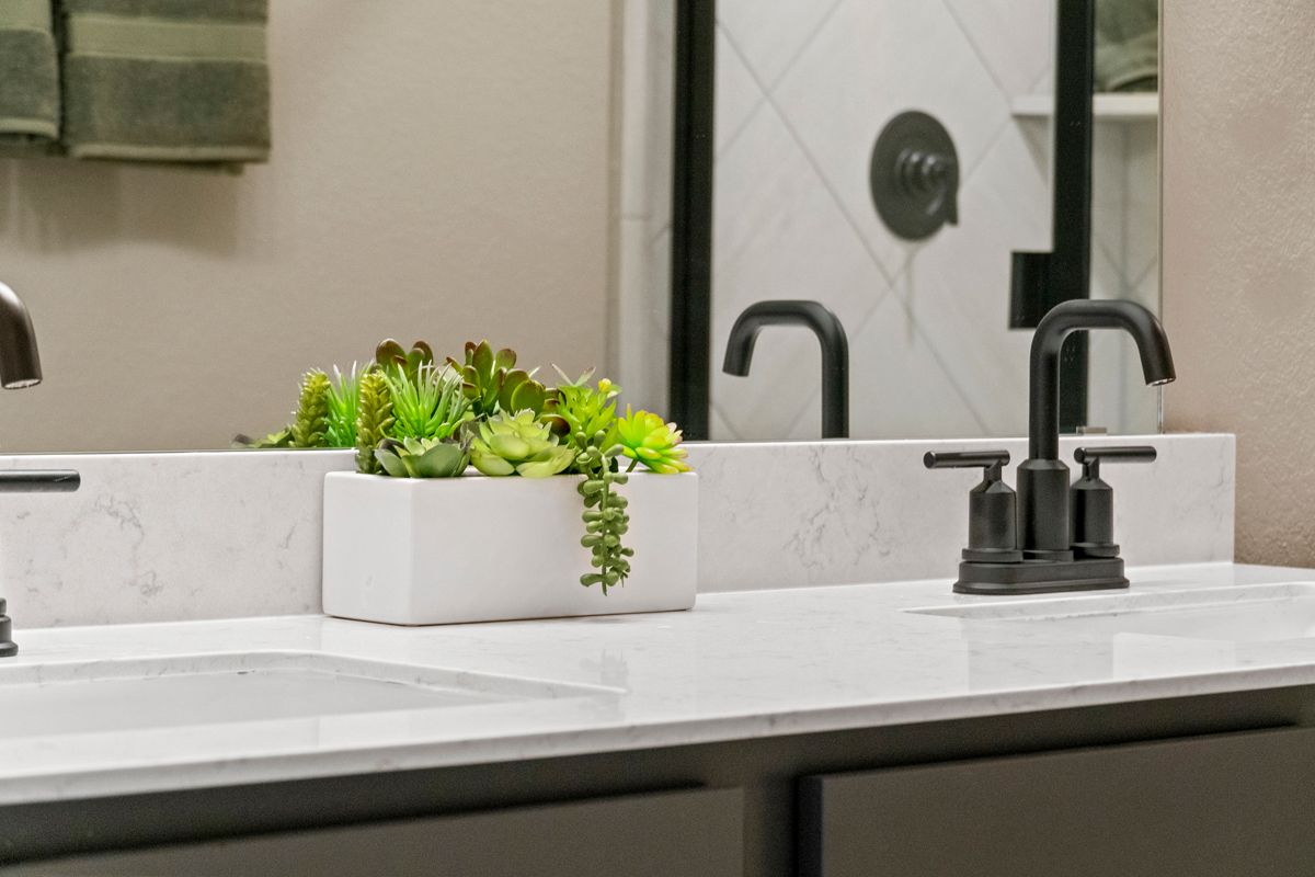 Dual-sink vanity