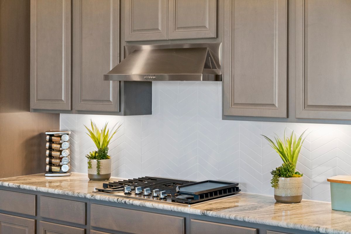 Plan 3474 Modeled - Stainless steel cooktop